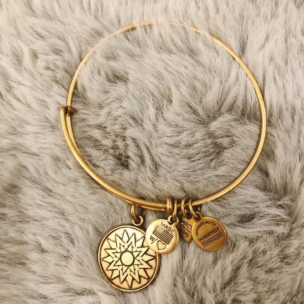 Alex and Ani Flower Bracelet